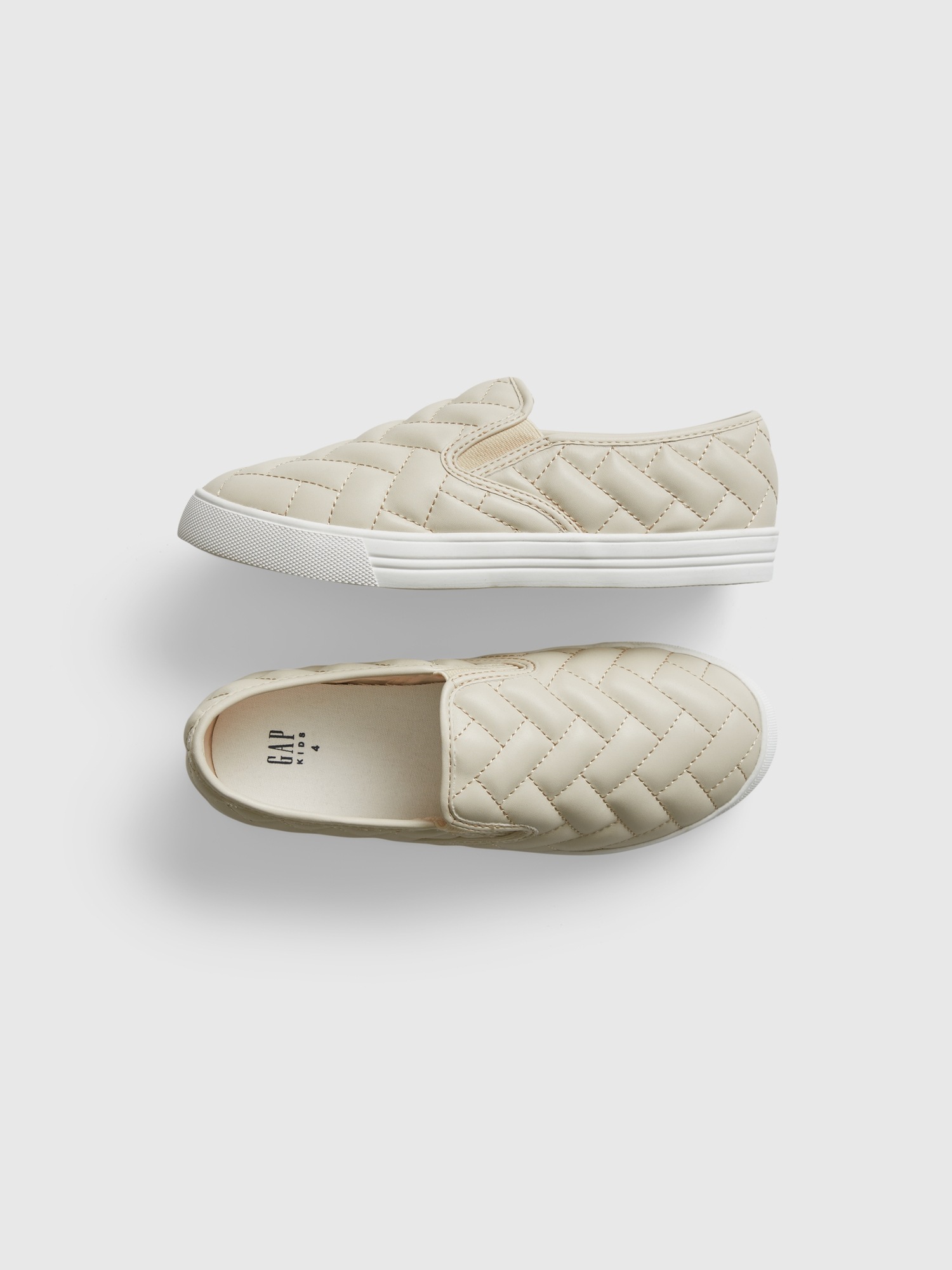 quilted slip ons