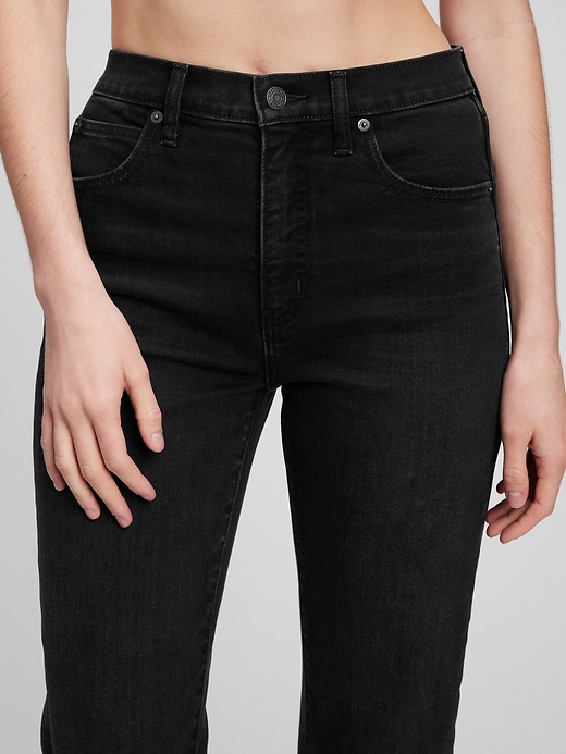 Image number 3 showing, High Rise Kick Fit Jeans with Washwell