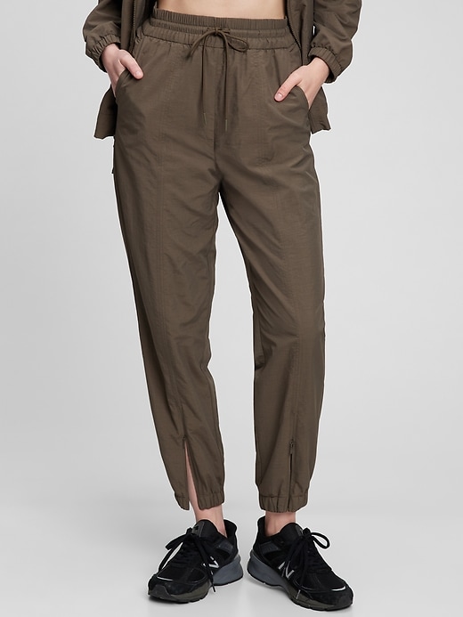 Image number 1 showing, GapFit Crinkle Nylon Jogger