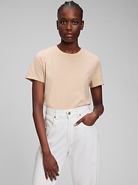 Gap Women's 100% Organic Cotton Vintage T-Shirt Sand Beige Size XXL