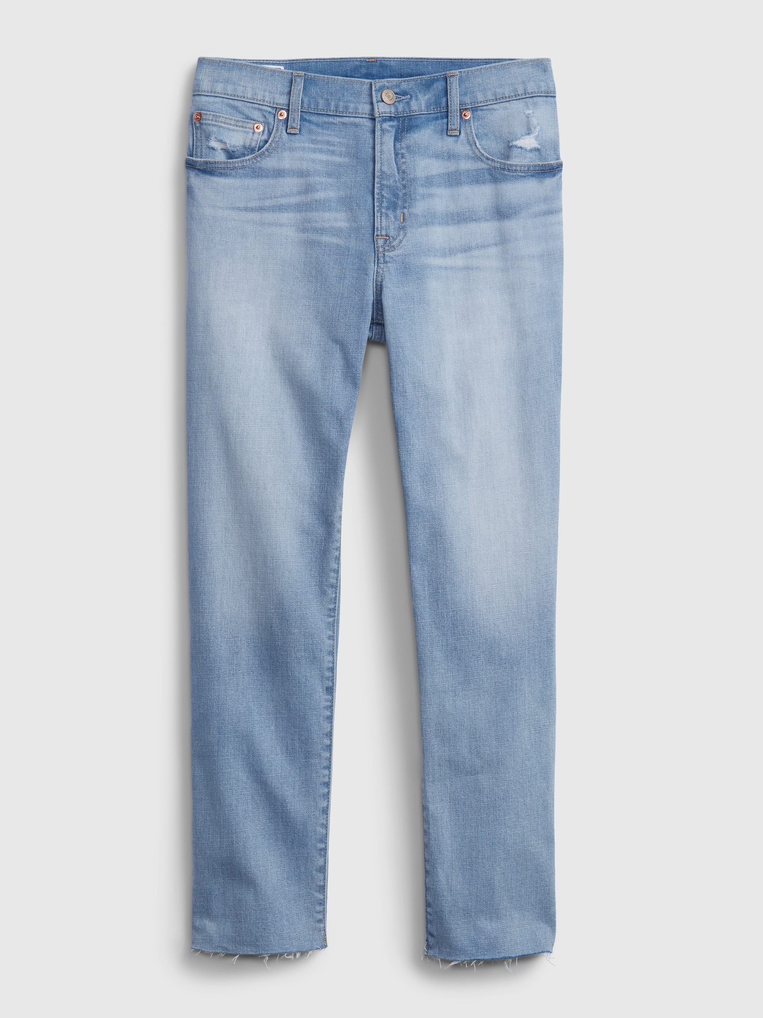 Mid Rise Girlfriend Jeans with Washwell 