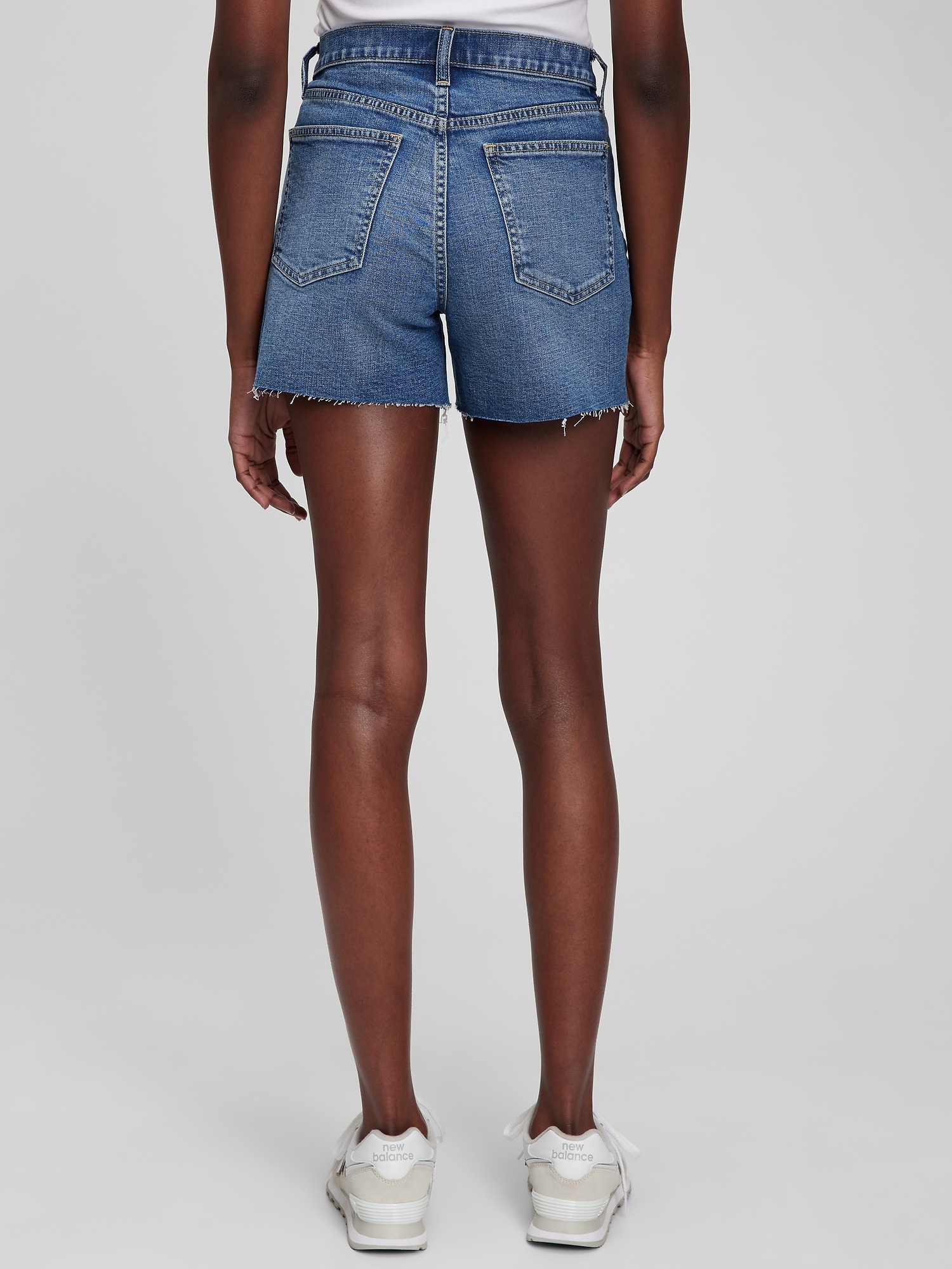 High Rise Denim Shorts with Washwell | Gap