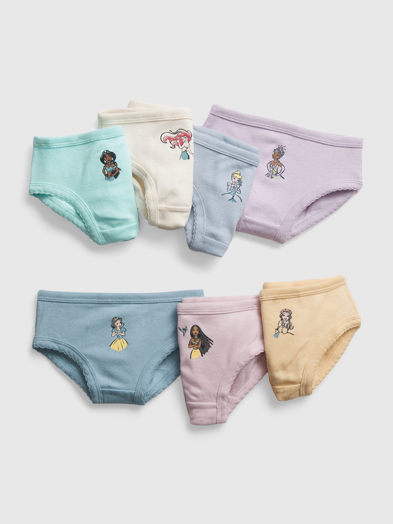 babyGap | Disney 100% Organic Princess Underwear (7-Pack)