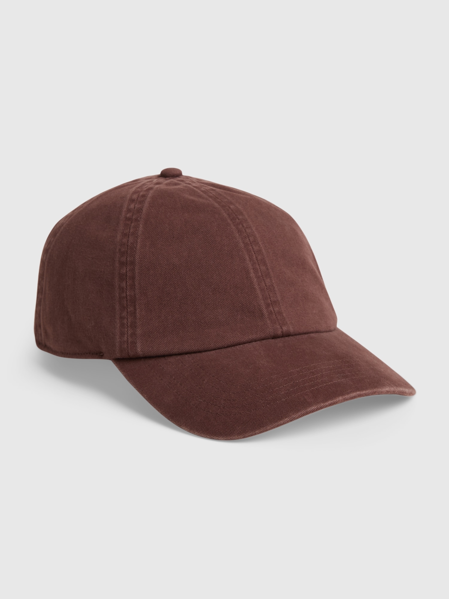 Gap Organic Cotton Washed Baseball Hat brown. 1