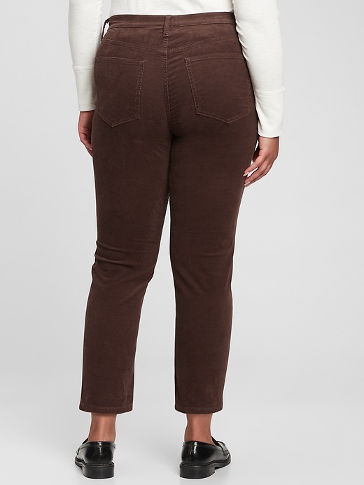 Image number 5 showing, High Rise Vintage Slim Corduroy With Washwell