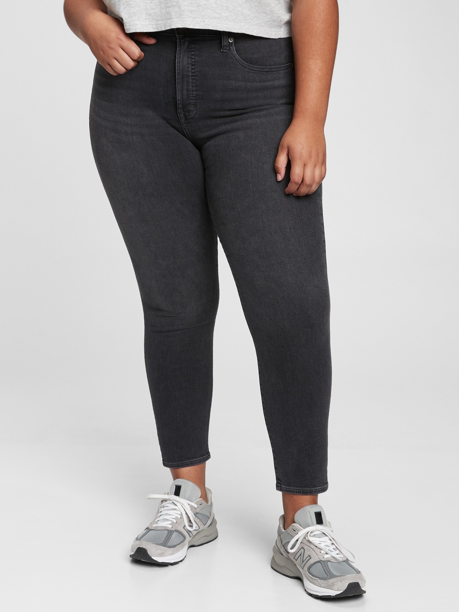 Sky High Rise True Skinny Jeans with 