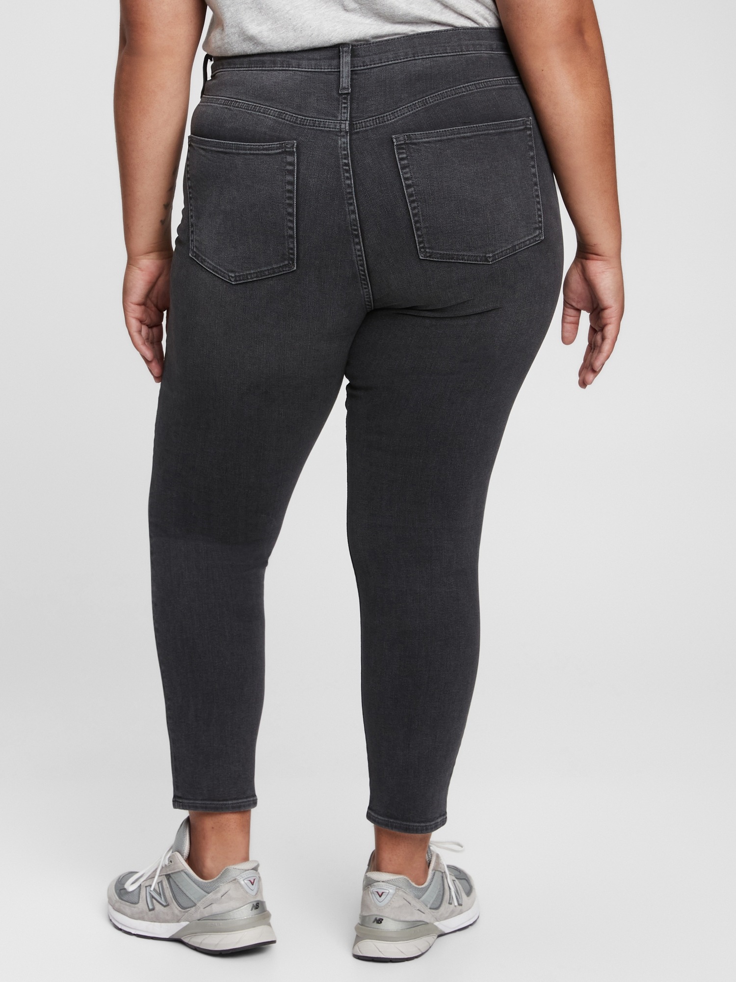 Sky High Rise True Skinny Jeans with 