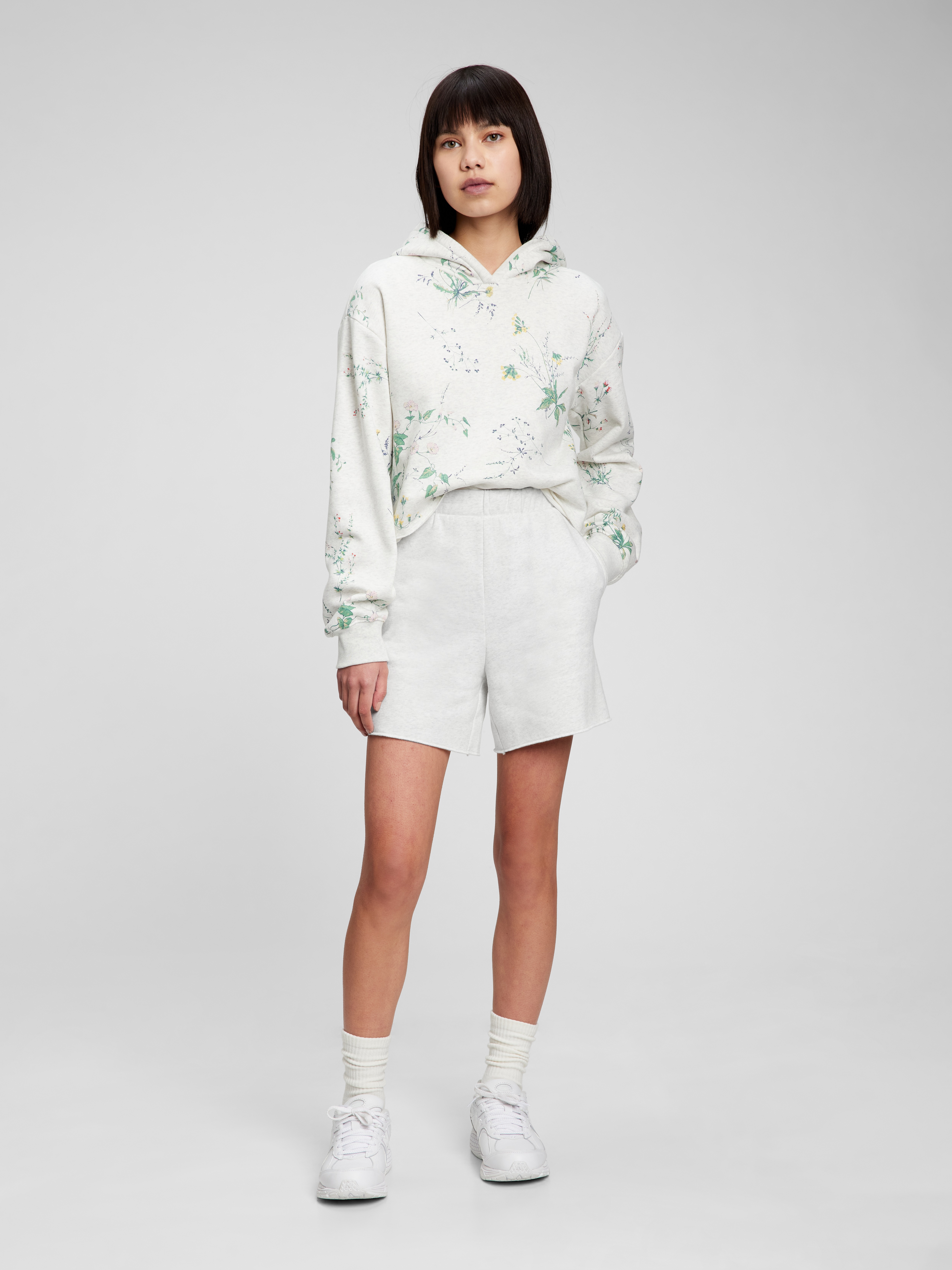 Teen High Rise Sweat Shorts | Gap