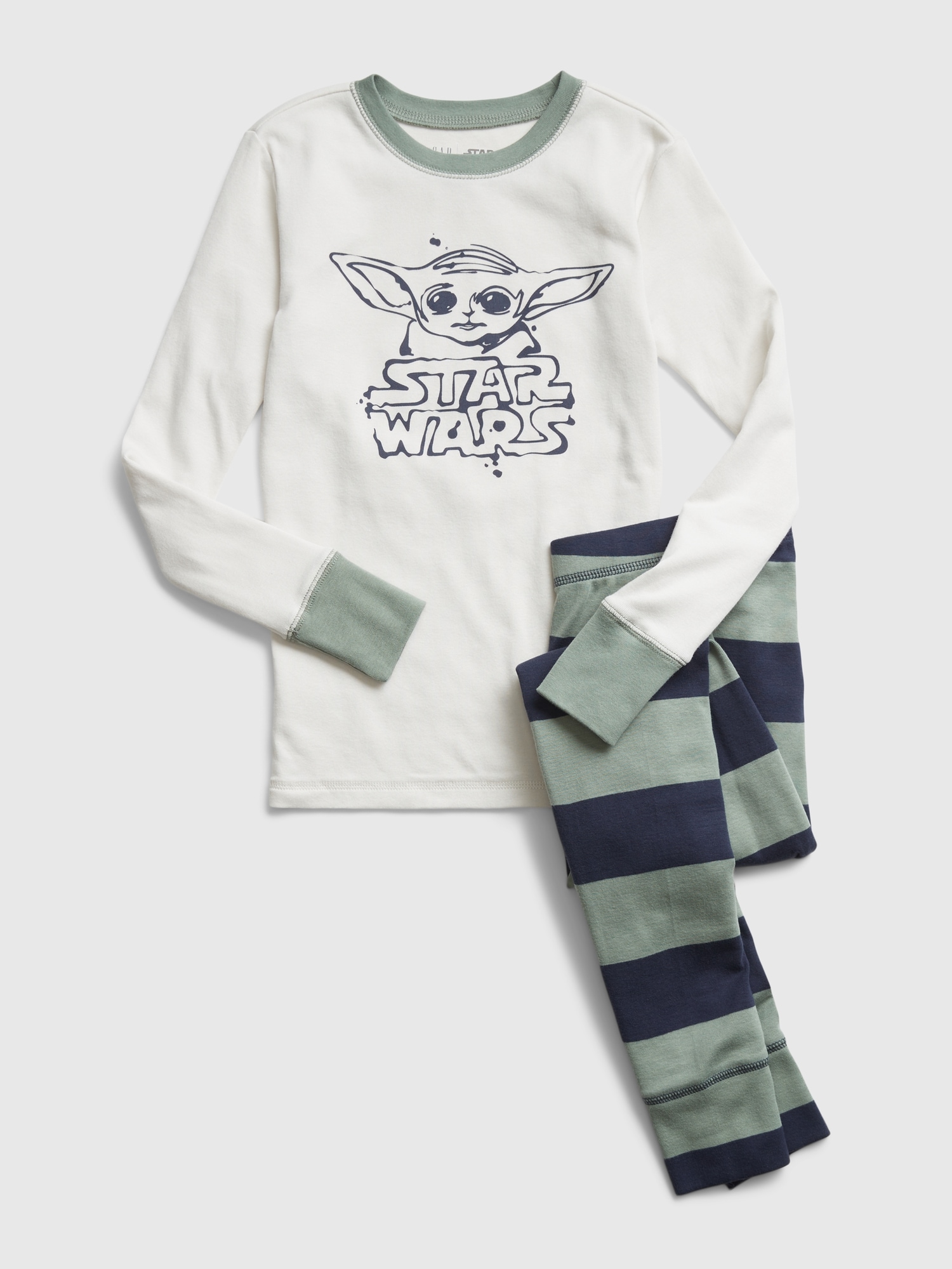 Gap Kids &#124 Star Wars&#153 100% Organic Cotton Graphic PJ Set beige. 1