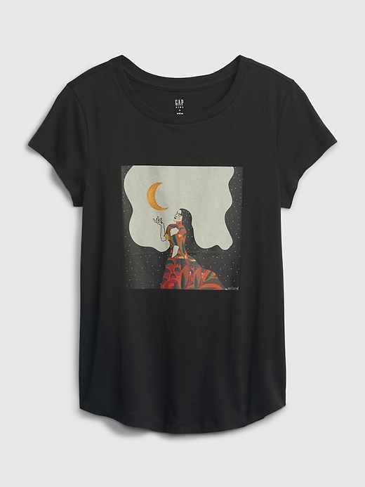 Image number 1 showing, Gap x Yen Ospina Kids 100% Organic Cotton Graphic T-Shirt