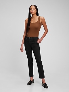 Mid Rise Vintage Slim Jeans with 