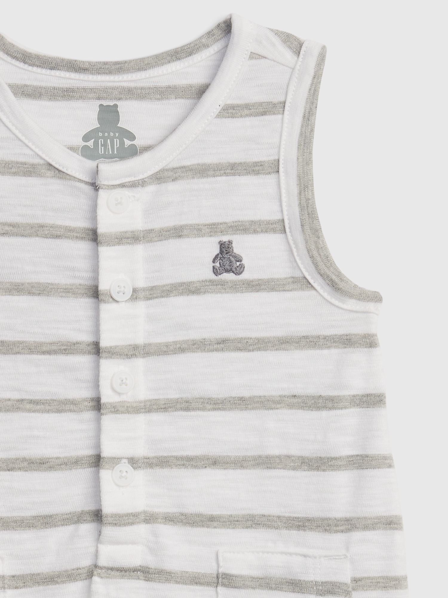 Une-pièce court 100 % coton biologique Agencez à volonté pour Bébé