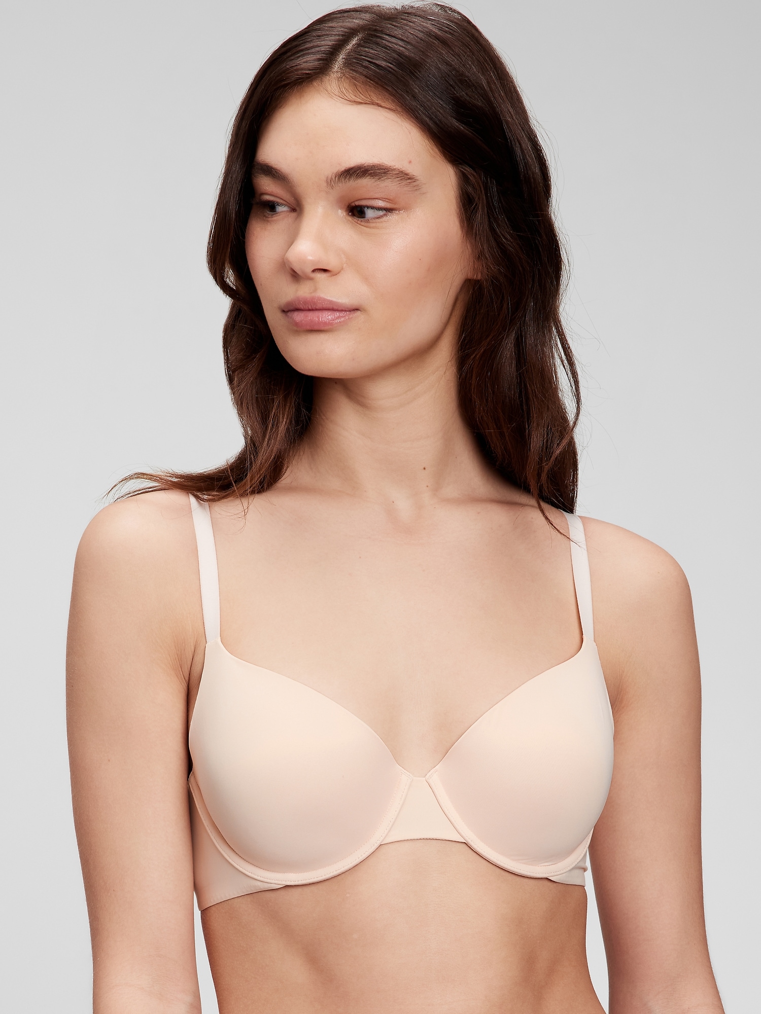 Victoria's Secret VS semi bust bra basic plain lingerie in pink size 34C