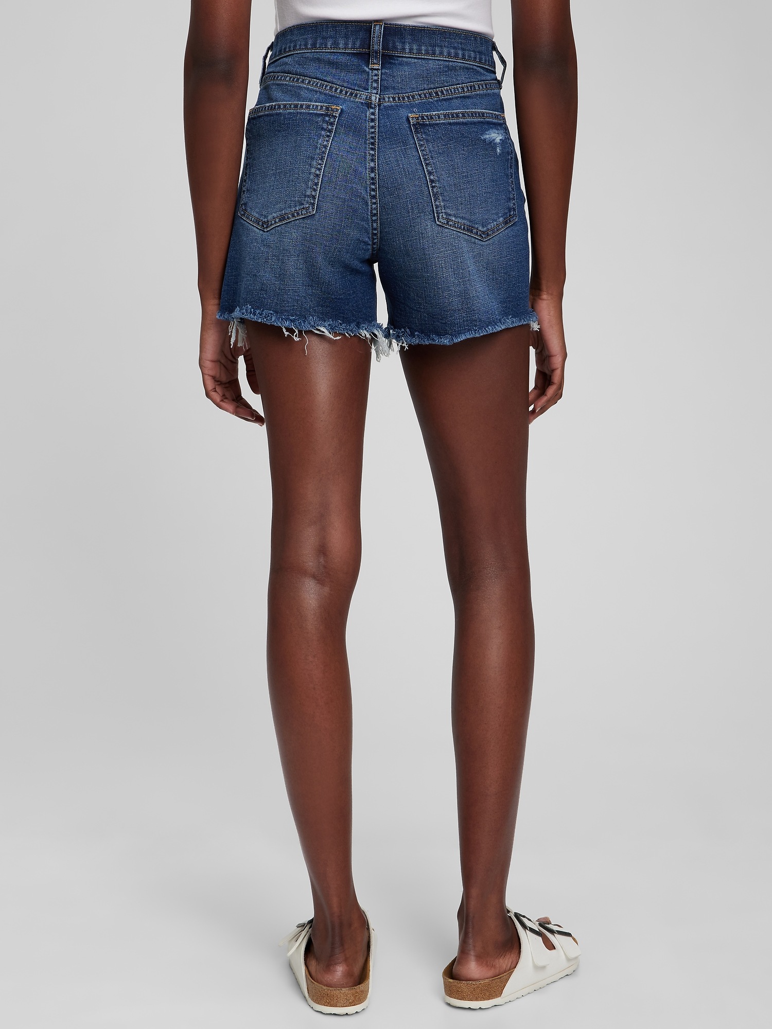 High Rise Denim Shorts with Washwell | Gap