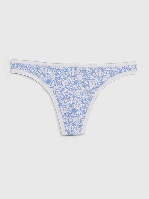 Image number 1 showing, Stretch Cotton Thong