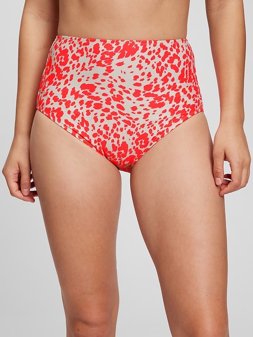 L'image numéro 1 présente Bas de bikini à taille haute