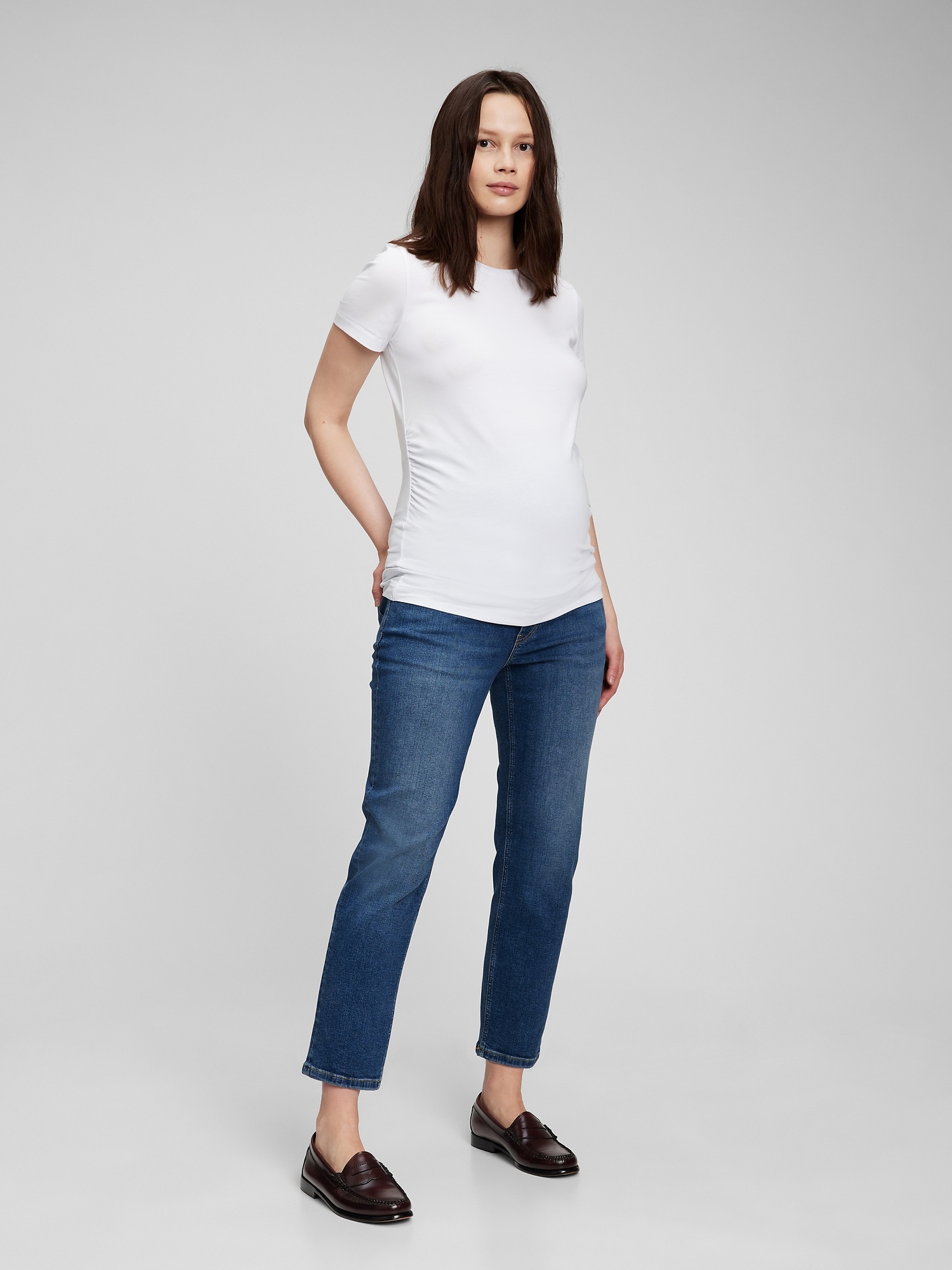 Women's Fall Clothes Pregnancy Pants Over Jeans Maternity The