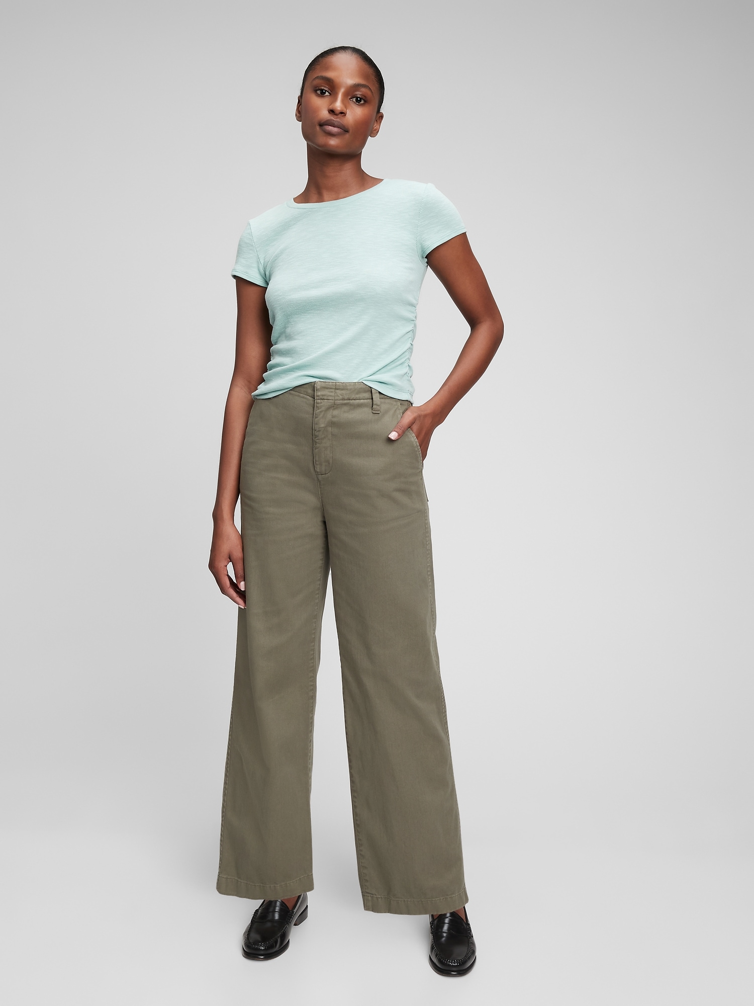 Loose Khakis with Washwell | Gap