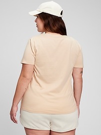 Gap Women's 100% Organic Cotton Vintage T-Shirt Sand Beige Size XXL