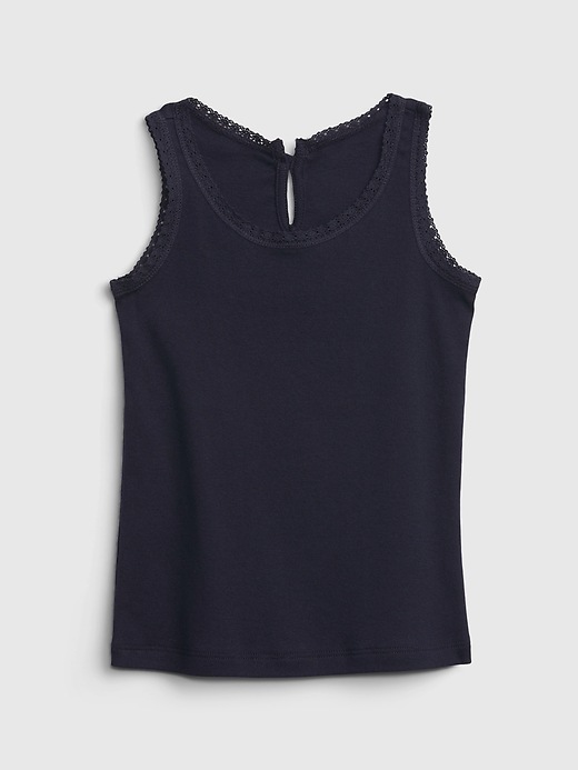 Image number 1 showing, Toddler Lace Trim Tank Top