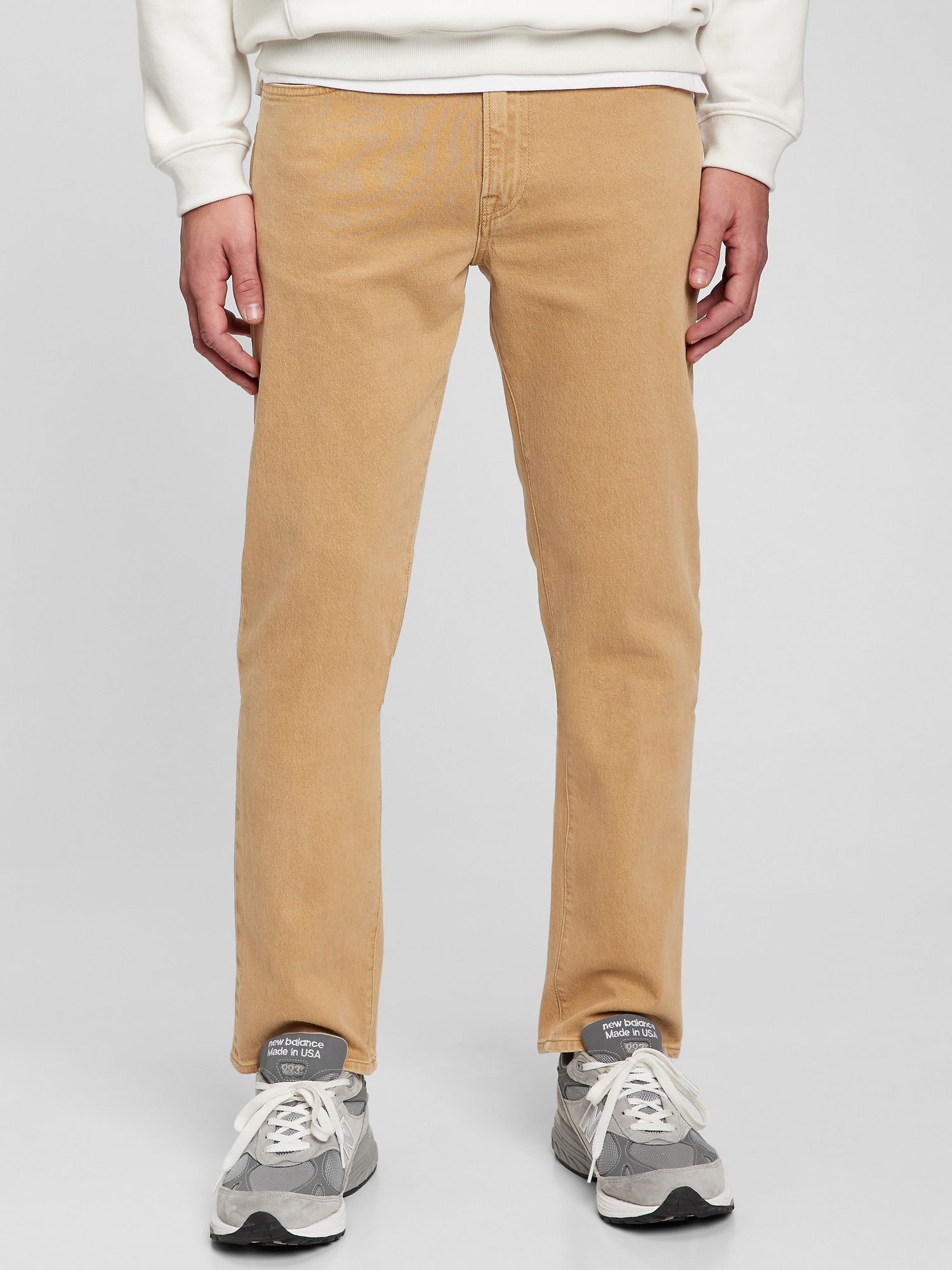 Straight Jeans in GapFlex with Washwell 