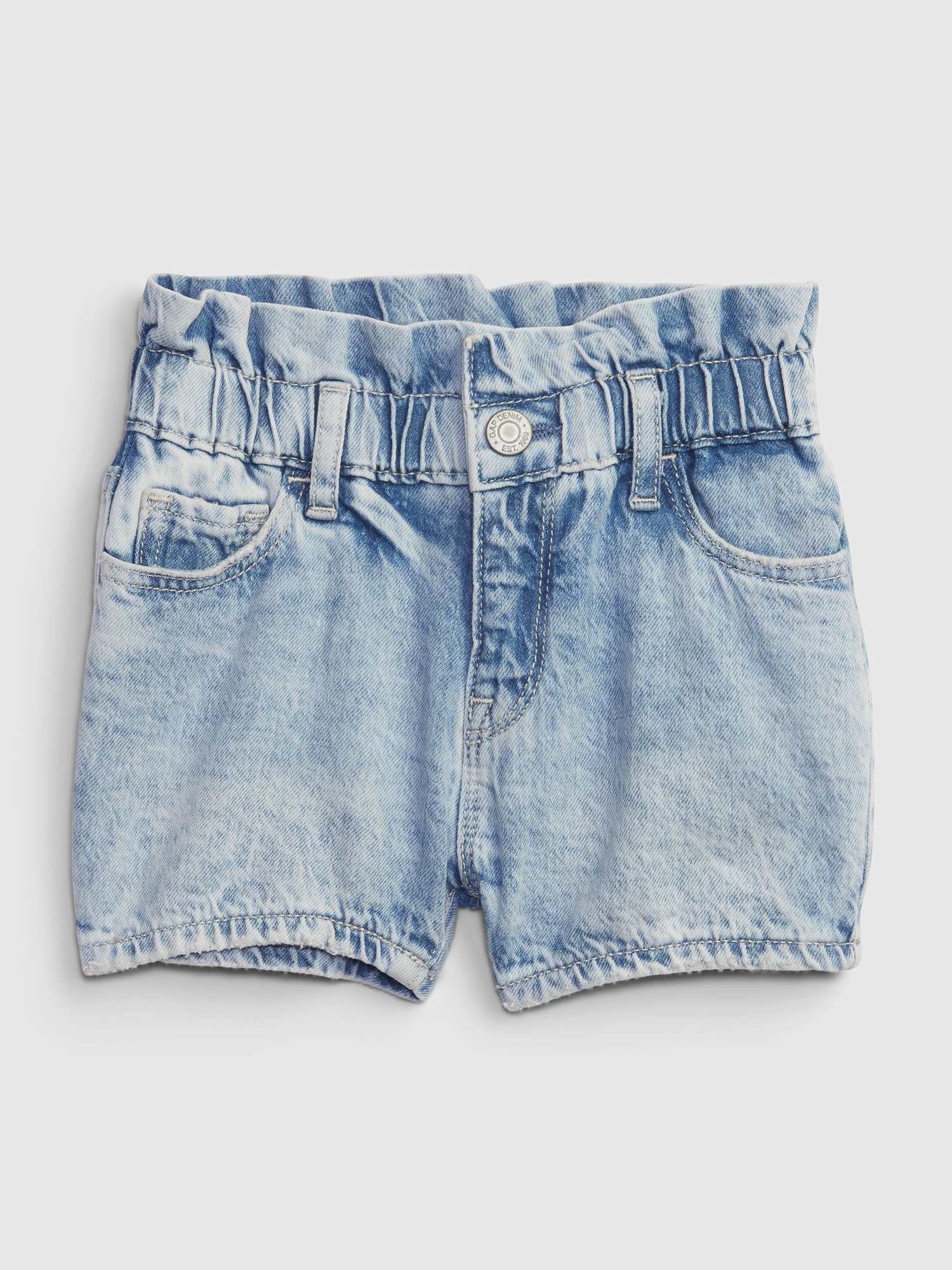 Toddler Just Like Mom Denim Shorts with Washwell | Gap