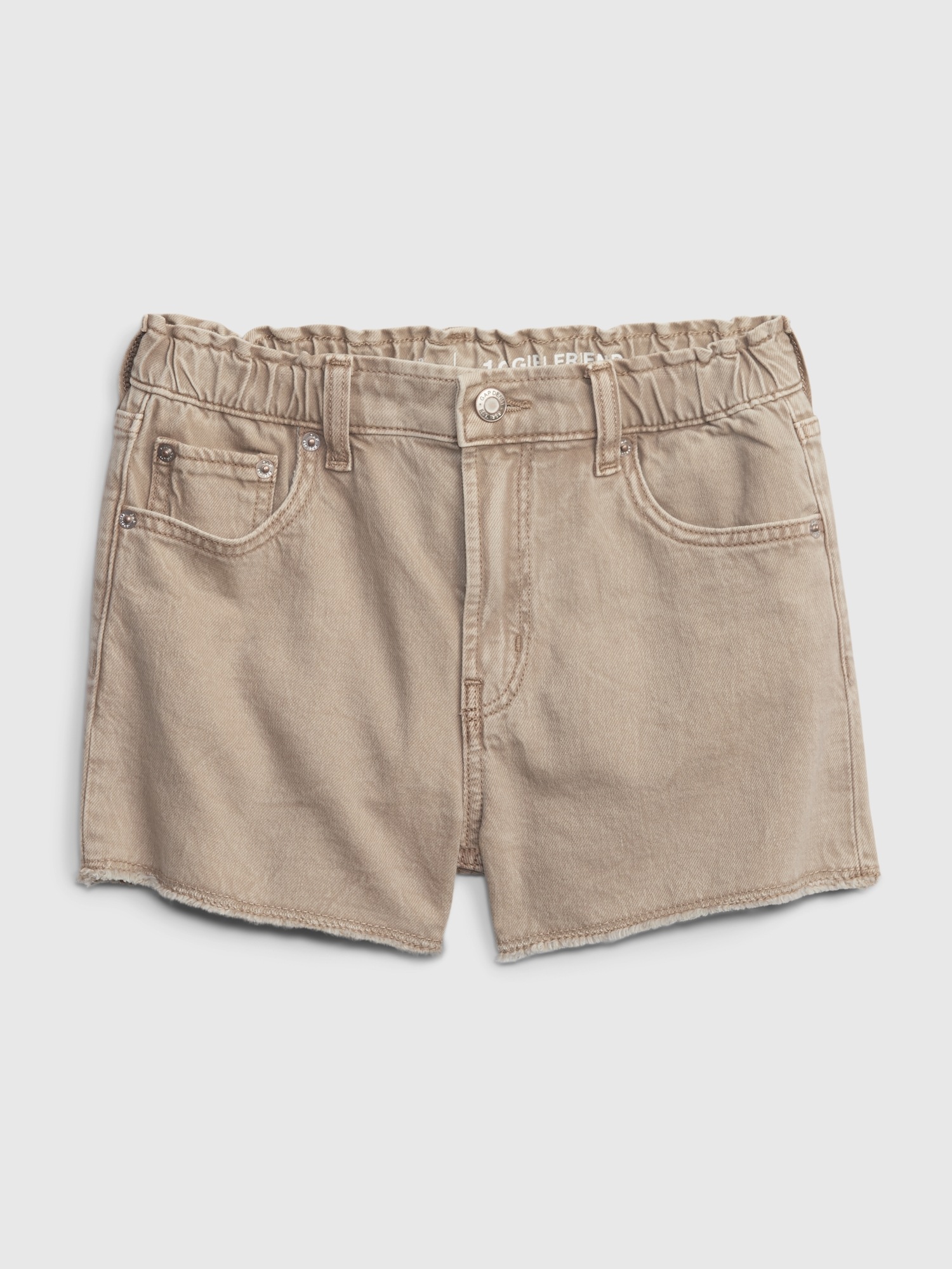 Kids High-Rise Girlfriend Shorts with 