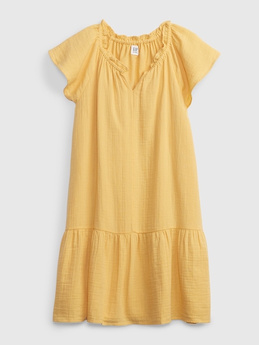 Image number 1 showing, Kids' Ruffle-Neck Dress