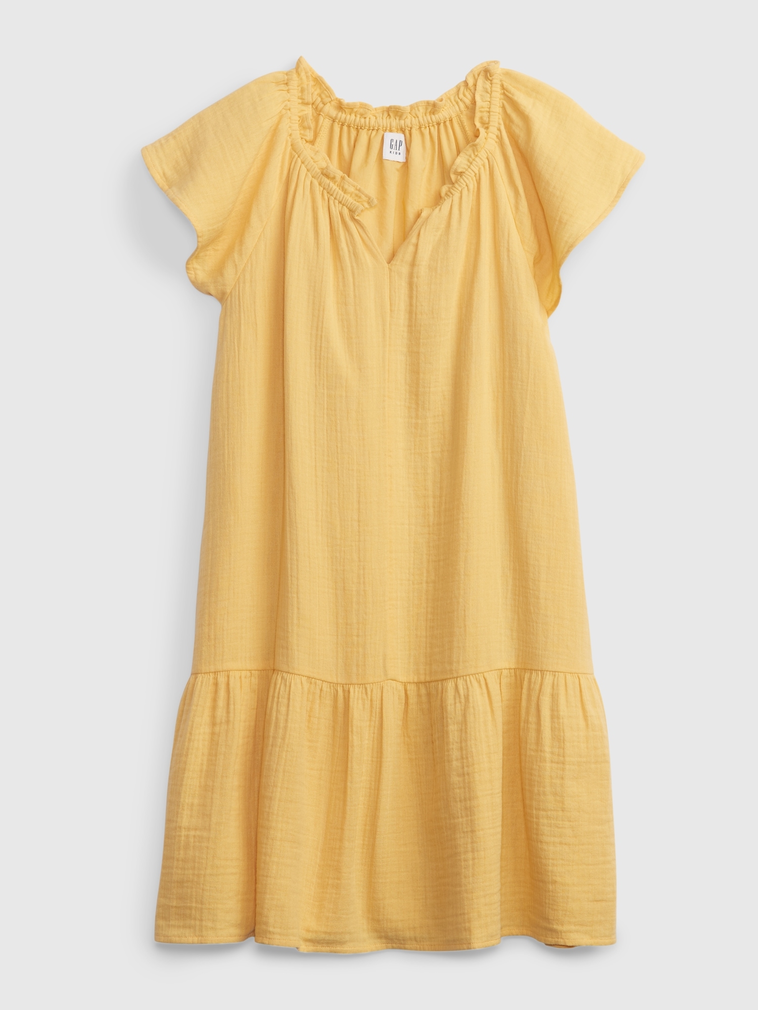 Kids' Ruffle-Neck Dress