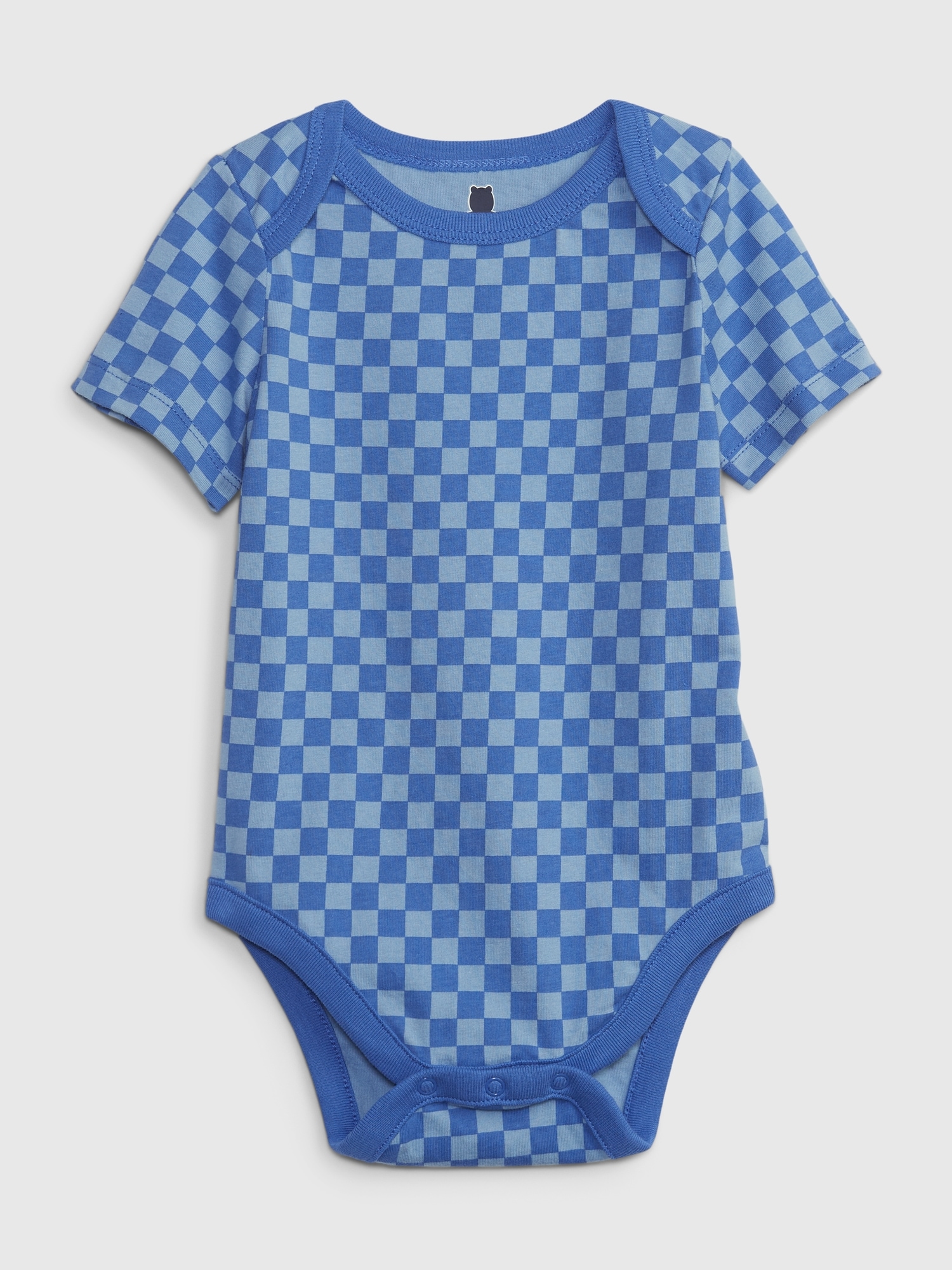 Gap Baby 100% Organic Cotton Mix and Match Graphic Bodysuit blue. 1