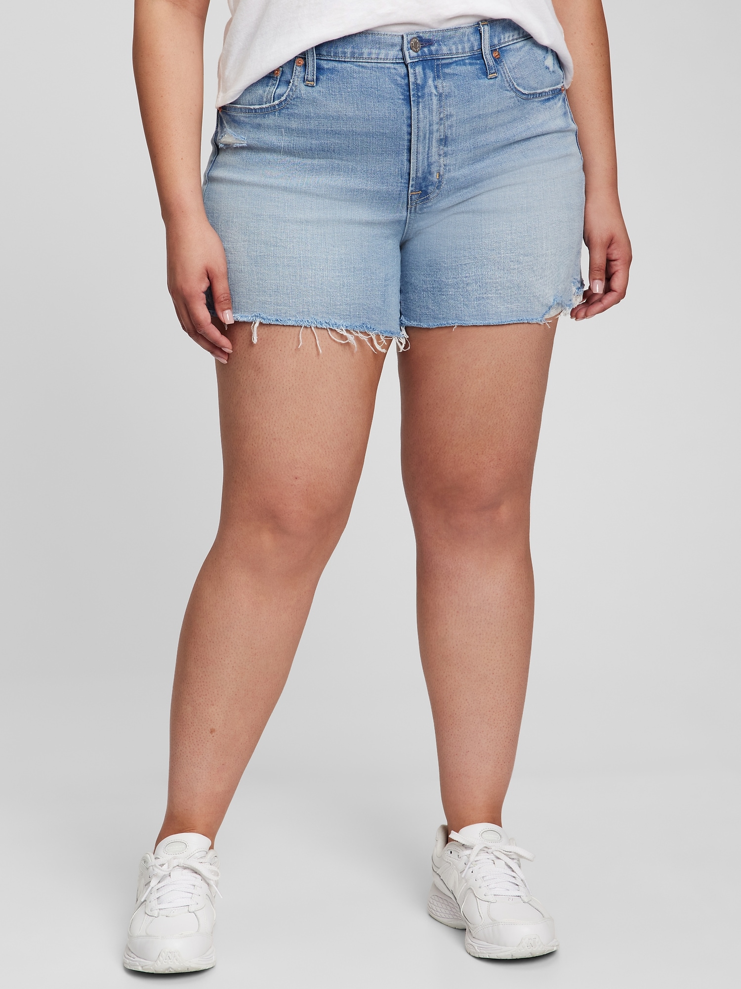 4 inch jean shorts