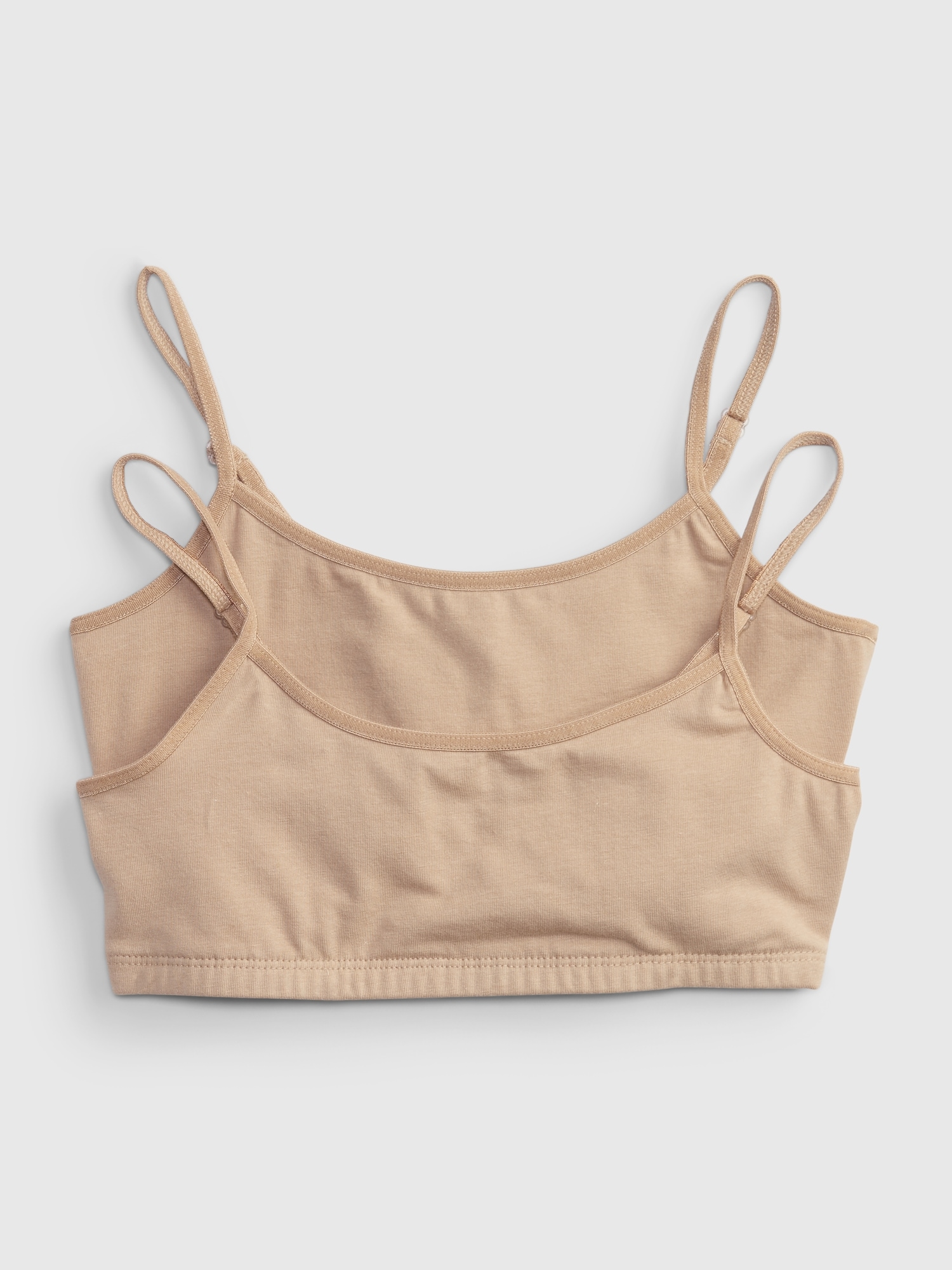 Gap Kids Basic Bra (2-Pack) beige. 1