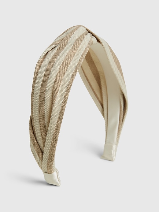 Image number 1 showing, Striped Knotted Headband