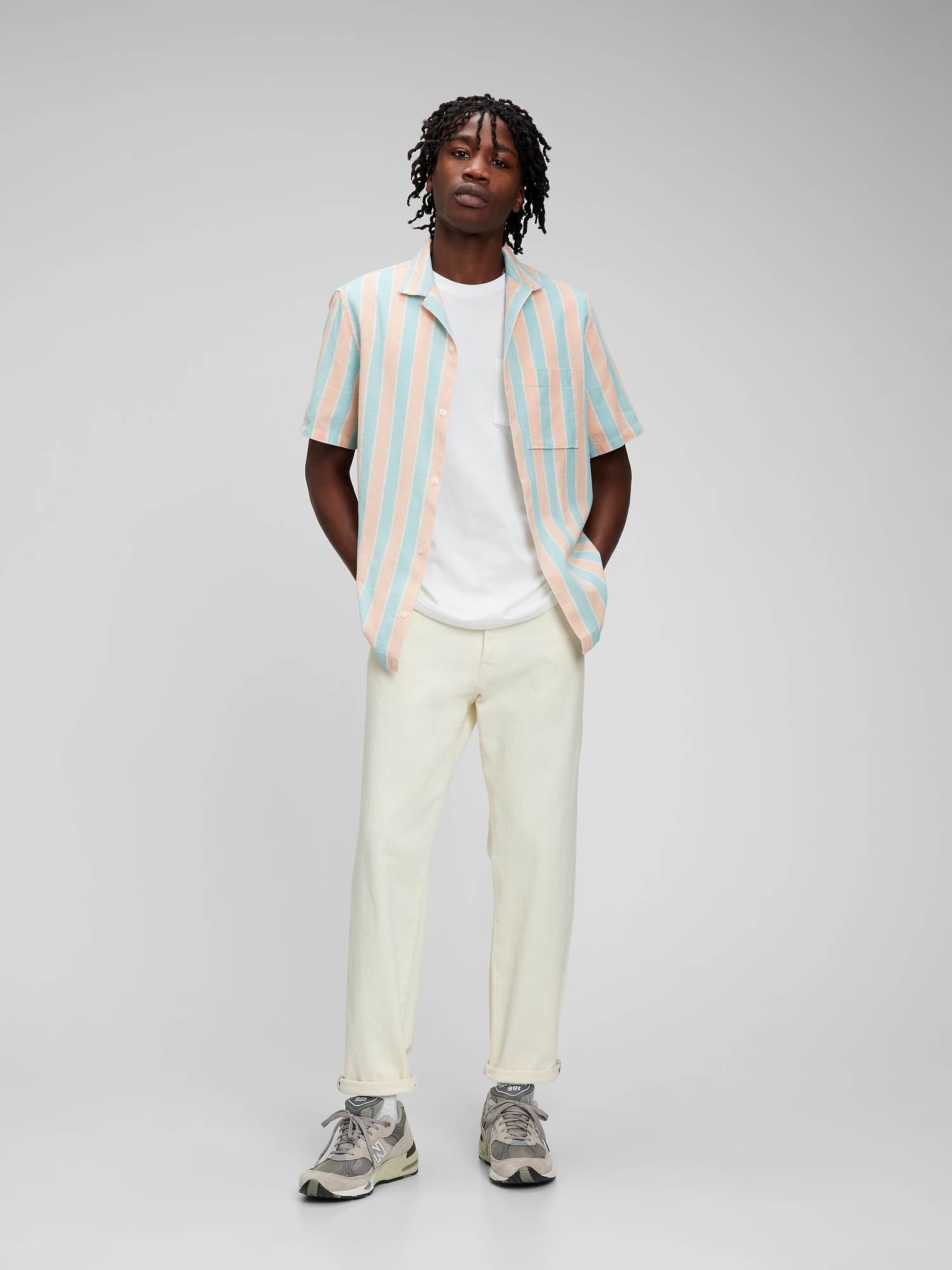 LinenCotton Vacay Shirt Gap