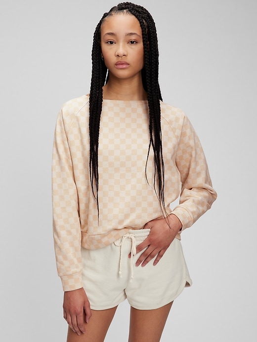 Image number 3 showing, Vintage Soft Relaxed Boatneck Sweatshirt