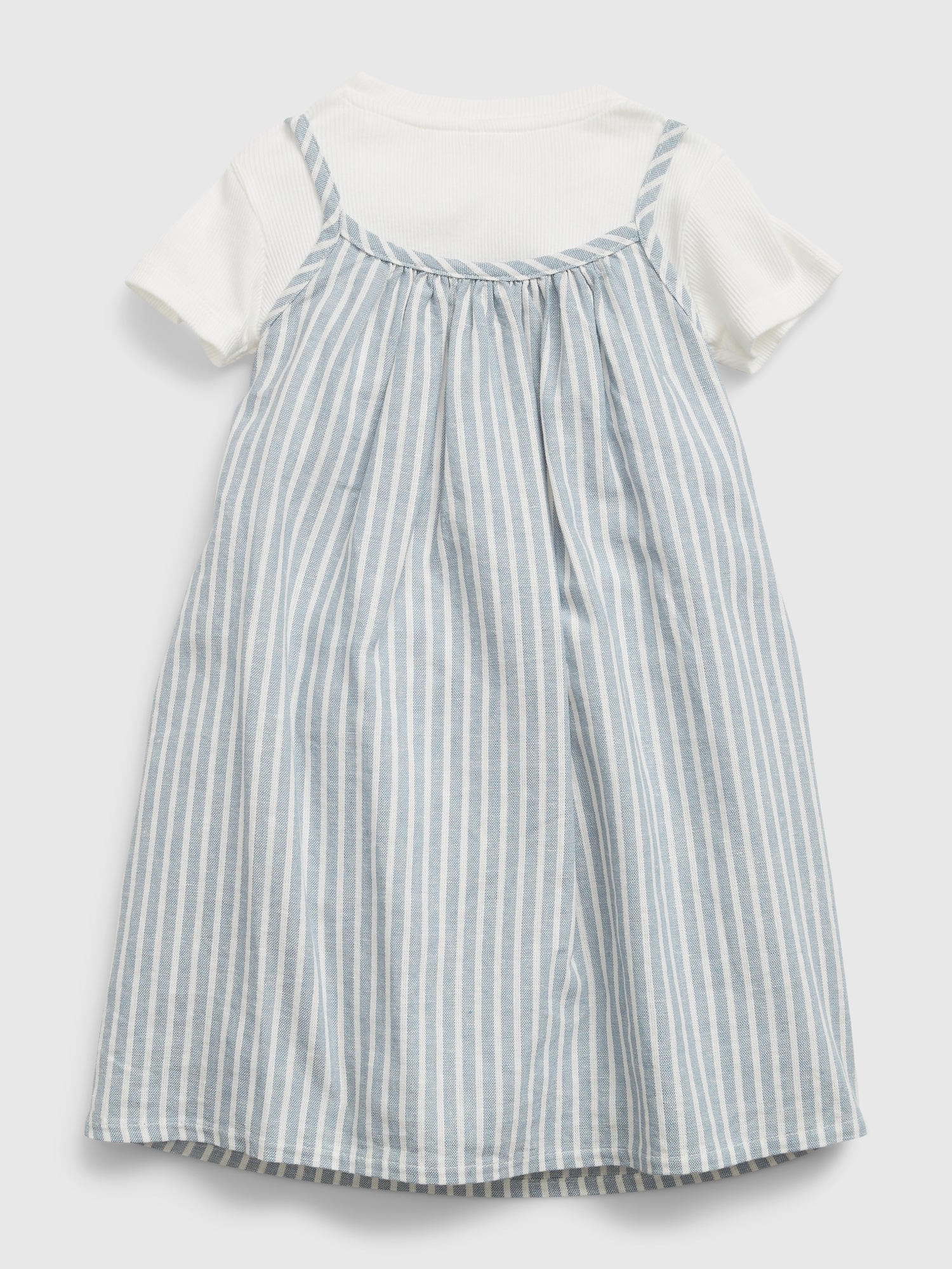 Toddler Linen Blend Layered Dress | Gap