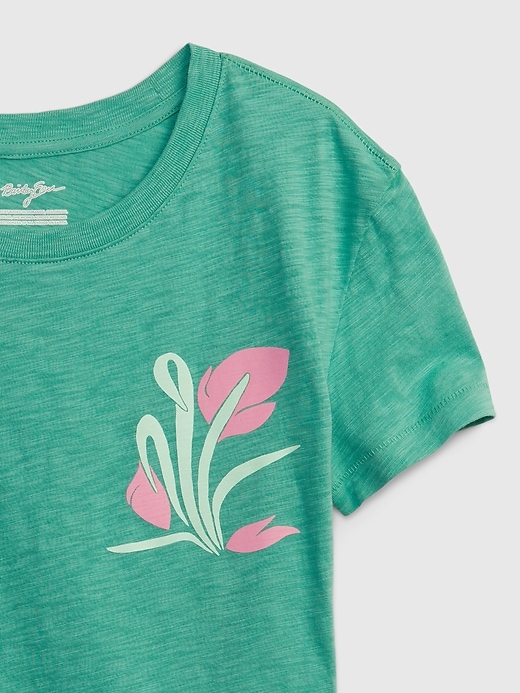 Image number 3 showing, Gap × Bailey Elder Kids Organic Cotton Graphic T-Shirt