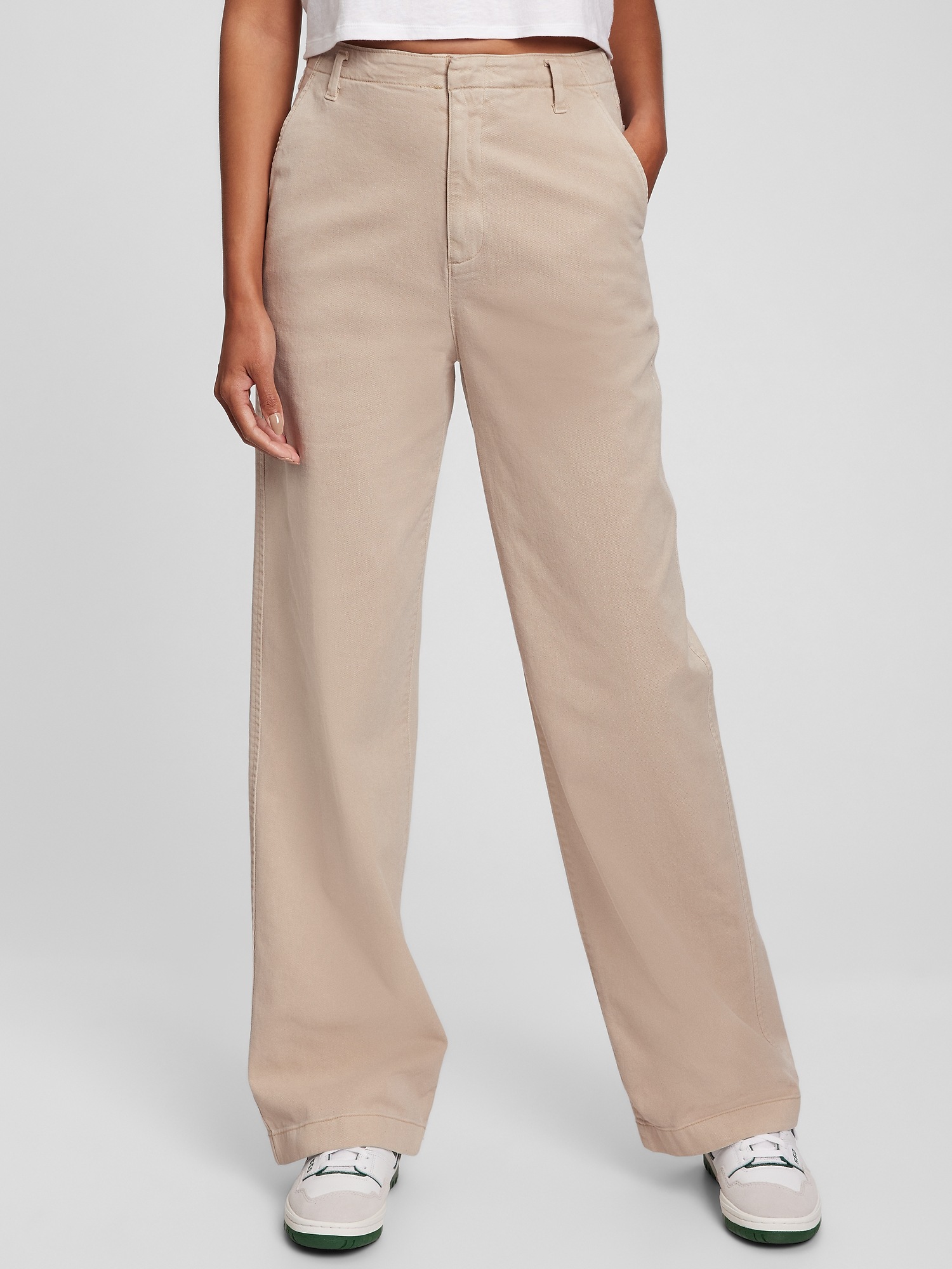 Loose Khakis with Washwell | Gap