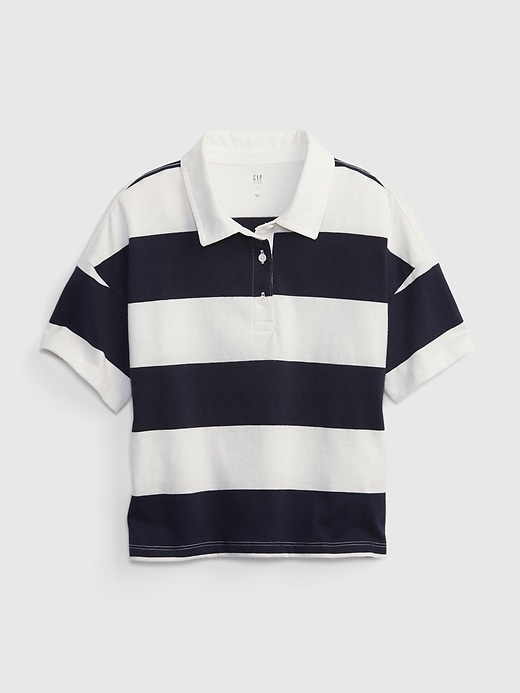 Image number 1 showing, Kids Boxy Polo Shirt