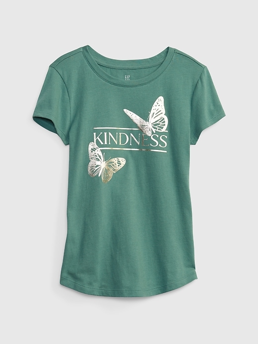 Image number 1 showing, Kids Organic Cotton Graphic T-Shirt