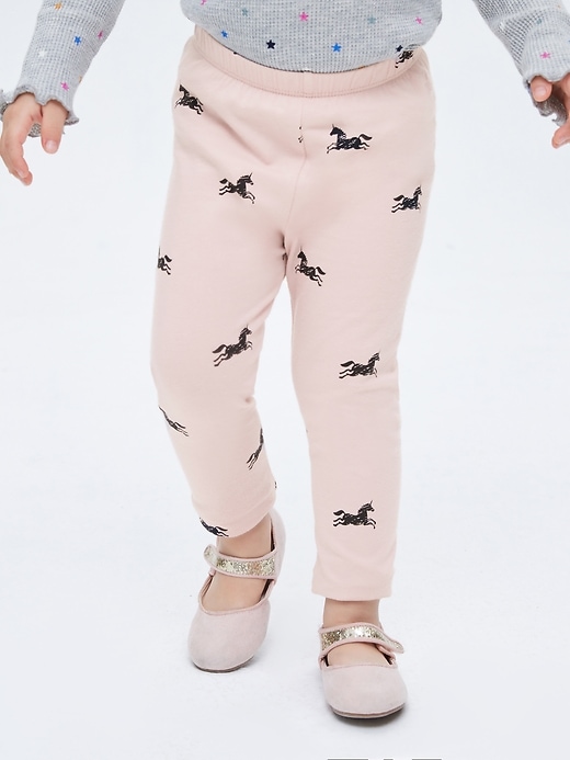 Image number 1 showing, Baby Organic Cotton Mix and Match Print Pull-On Pants