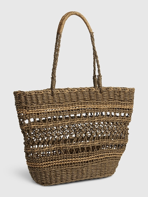 Gap Straw Beach Tote Bag