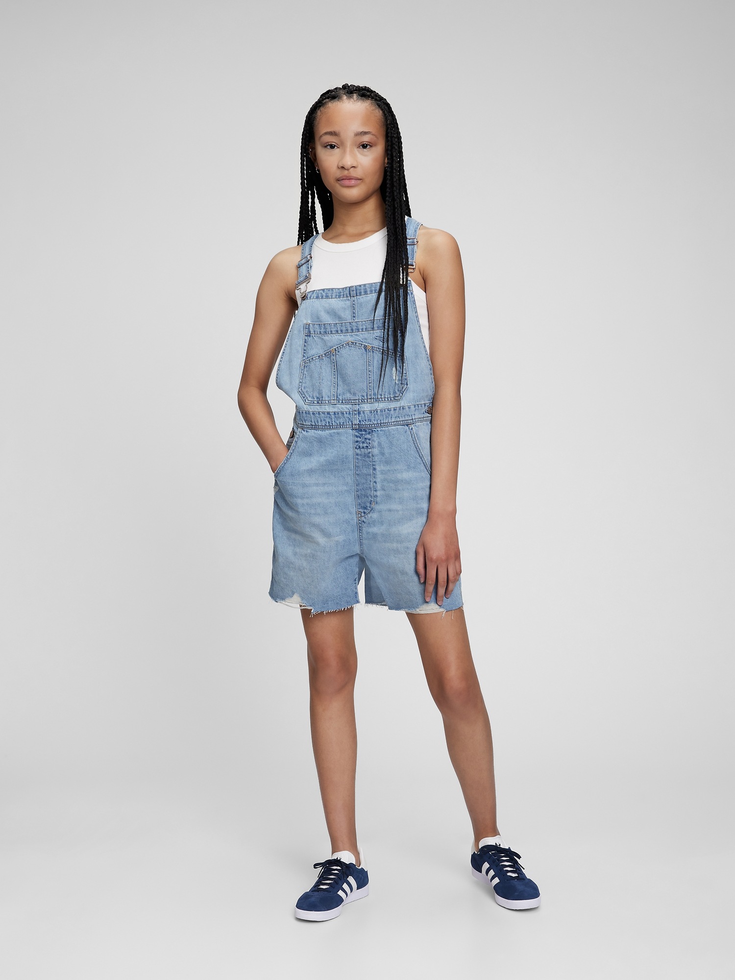 Denim Shortalls with Washwell | Gap
