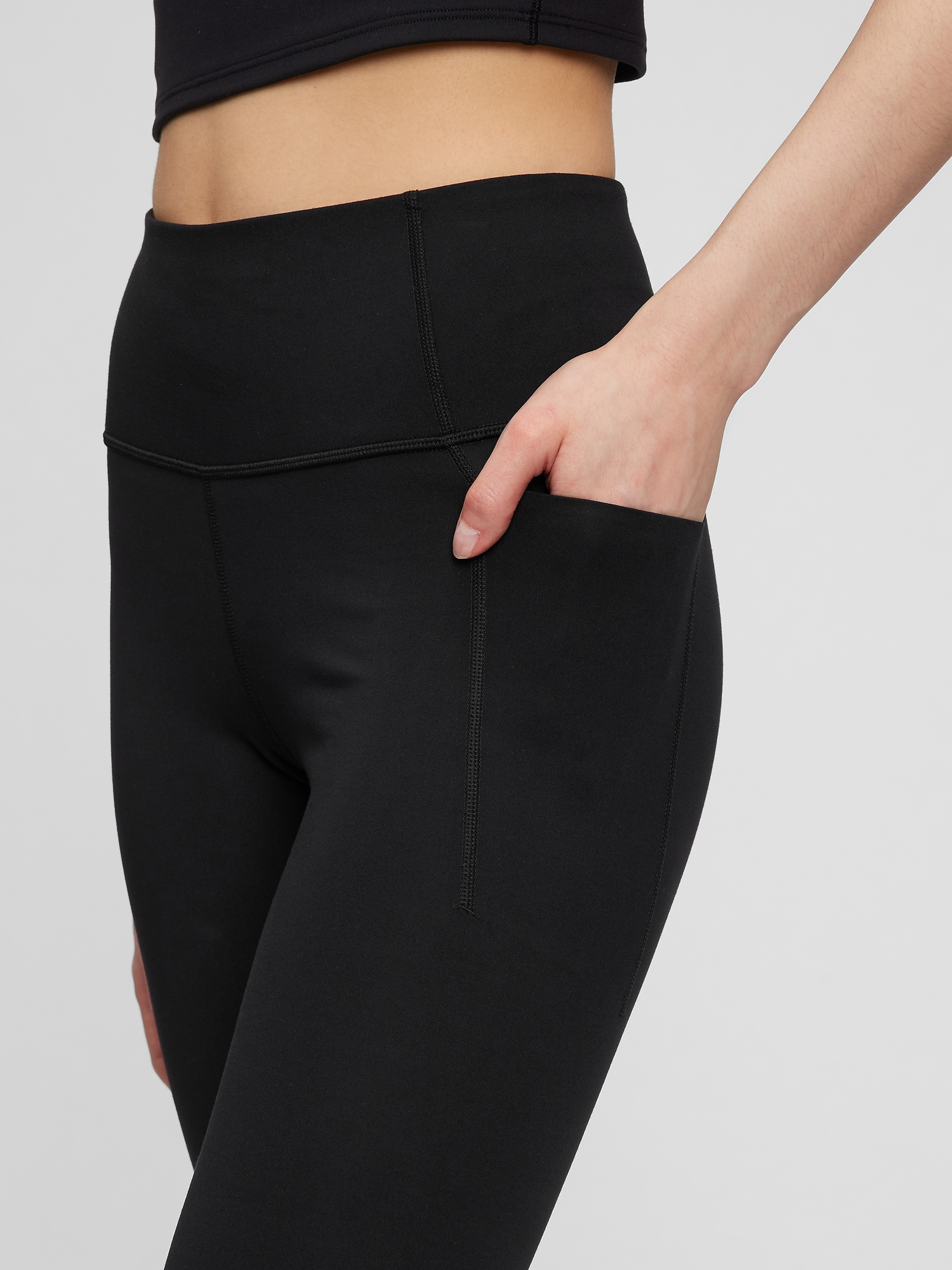 Black Core recycled-blend leggings, On