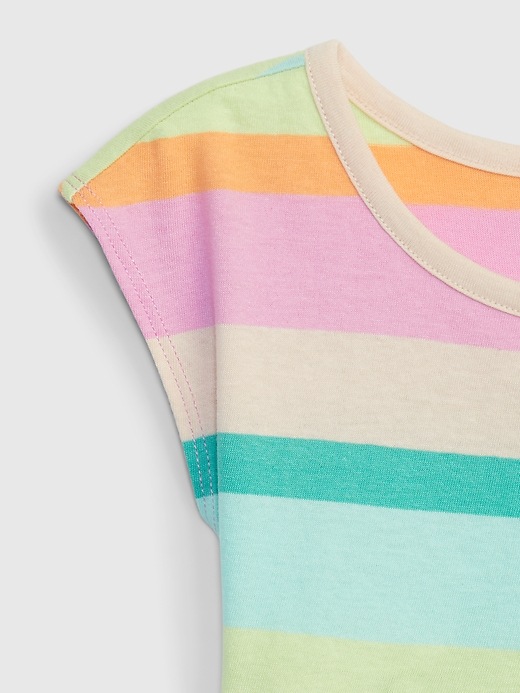 Image number 3 showing, Toddler Organic Cotton Mix and Match Peplum Top