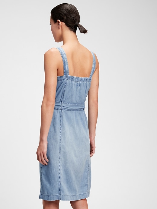 Image number 2 showing, Button-Front Apron Dress with Washwell&#153