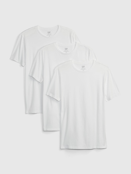 Image number 7 showing, Organic Cotton Standard Crewneck T-Shirt (3-Pack)