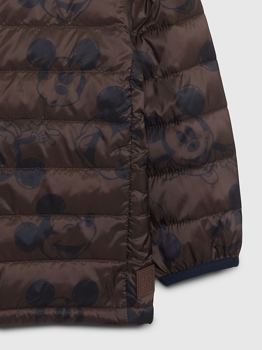 Image number 3 showing, babyGap &#124 Disney 100% Recycled Mickey Mouse Lightweight Puffer Jacket