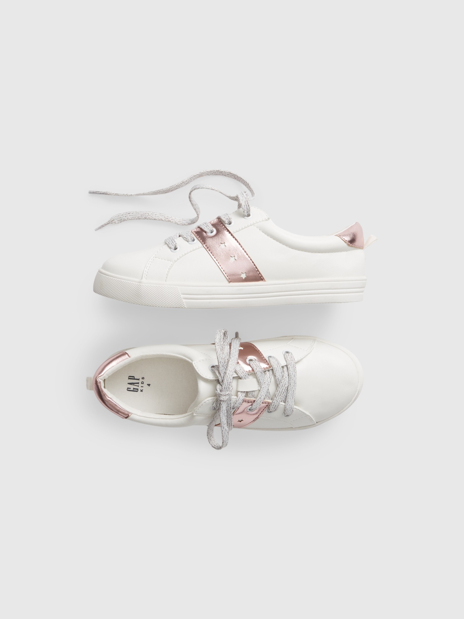 Gap Kids Star Sneakers white. 1