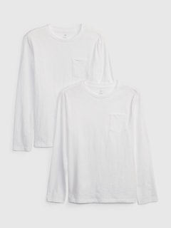 Kids Organic Cotton Pocket T-Shirt (2-Pack)